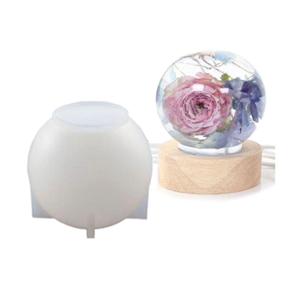 DIY ремесла инструменты для изготовления ювелирных изделий УФ-форма для эпоксидной смолы круглый шар подсвечник силиконовая форма