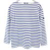 SAINT JAMES Made in France Long sleeve Boat neck Basque shirt SM Blue Men's Used