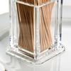 Toothpick Box Thickened Acrylic Transparent Square Portable Storage Box