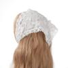White Wrap Scarf Cloth Headband New Lace Triangle Hair Head