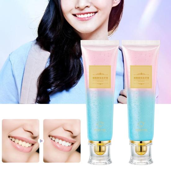 1/2Pcs 100G Teeth Whitening Nicotinamide Toothpaste Men Women Teeth Bad Breath Stain Removal Gums Care Deep Cleaning Brightening Toothpaste