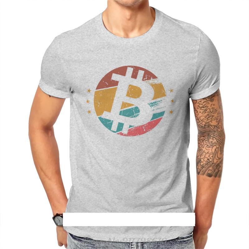 Cryptocurrency Crypto Miner Bitcoin Vintage Design Bitcoin And Crypto T-Shirt Adults Cotton Clothing Tees Fitness t shirt