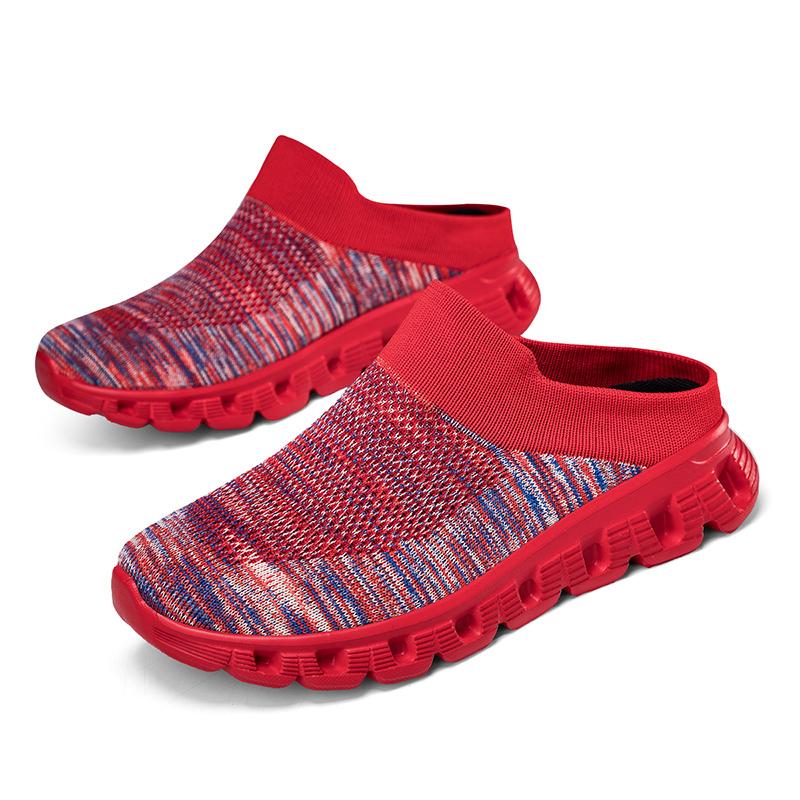 Летняя мужская обувь 2024 года, новые легкие удобные повседневные туфли для ходьбы, дышащие тапочки унисекс для мужчин и женщин, мокасины, шлепанцы