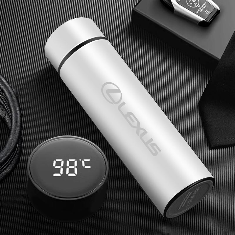 Car Logo Thermos 500ml Leakproof Cup Portable Bottle Accessorie For Lexus IS250 IS200 CT200h GS300 LS430 RX450h LX570 IS300 ES3
