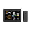 Hygrometer Thermometers Desktop Digital Temperature Humidity Measurement Meter Weather Stations with Time & Alarm Clock
