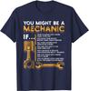 You Might Be A Mechanic If T-Shirt Funny Mechanic Gifts Rife Young Tshirts Design Tops Shirt Cotton Hip Hop