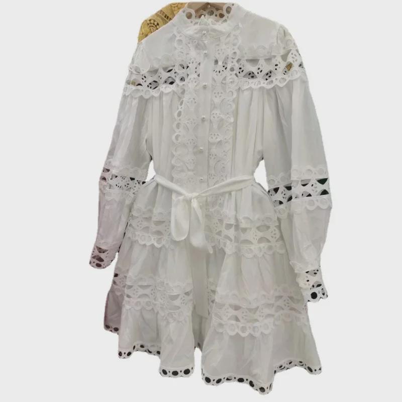 Австралийская мода: Платье феи свободного кроя с кружевным сращиванием ранней весны