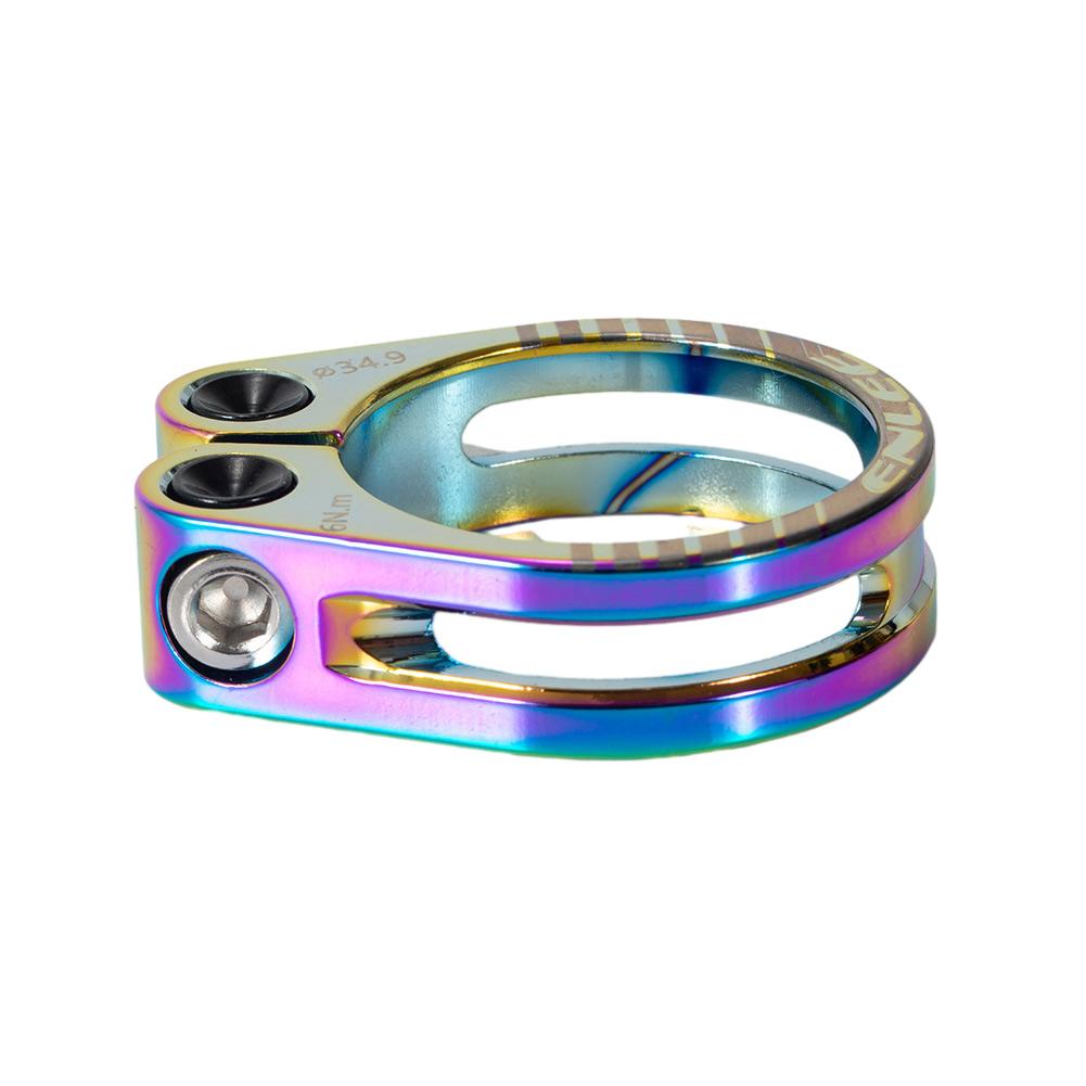 Зажим для подседельного штыря, 1 шт., замок 31,8 34,9 мм, черный/красочный