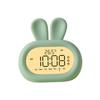 Night Light Large Screen Display Snooze Bunny Bedside Clock Kids Digital Alarm Clock for Children Boys Girls Toddlers