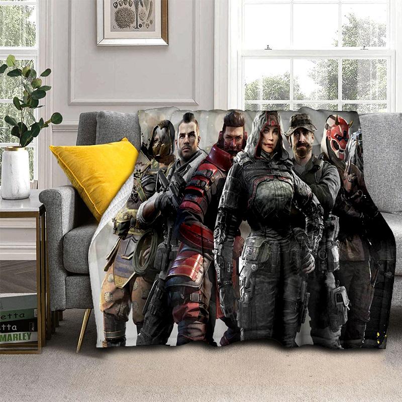 3D Call of Duty, Игра COD, Плед для Геймера HD, Мягкий Плед для Дома Спальни Кровати Дивана Пикника Путешествия Офиса Покрывало Дети