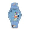 Часы Swatch Blue Sky, по Василию Кандинскому New Gent SUOZ342, Синие