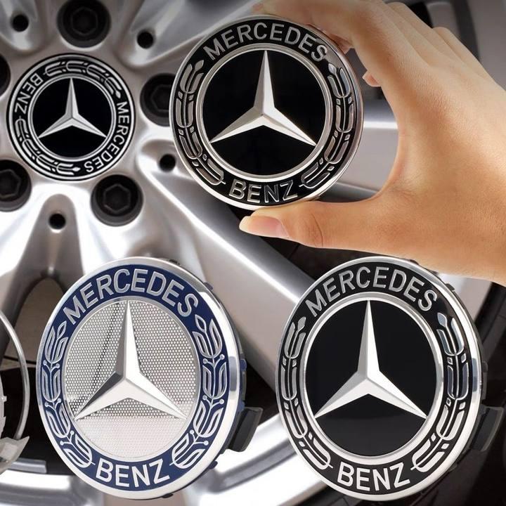KOUG1 4pcs 75mm Automotive Wheel Hub Center Replacement Protective Cover Suitable for Mercedes Benz A/B/C/E/S Class C200 C260 W213