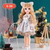 1/6 SD 30cm BJD Dolls Clothes Attractive Eyes Long Hair Dress Up Doll 23 Moveable Joints Anime Toy