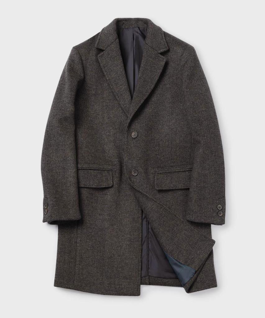 Однобортное пальто Panicale из смесовой шерсти, двойного плетения [2 цвета]
