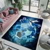 Pocket Monsters Squirtle Print Rug Carpet for Living Room Children Bedroom Mat Sofa Doormat Floor Rug Home Decor Anti Slip Mat