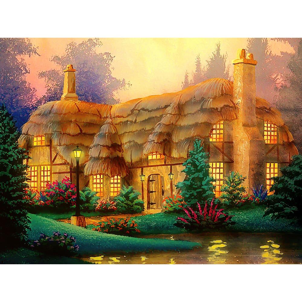 Попугай DIY 5D Алмазная картина Набор Пейзаж Алмазная мозаика Птица Вышивка крестом Ручная работа Инкрустированная вышивка стразами Домашний декор