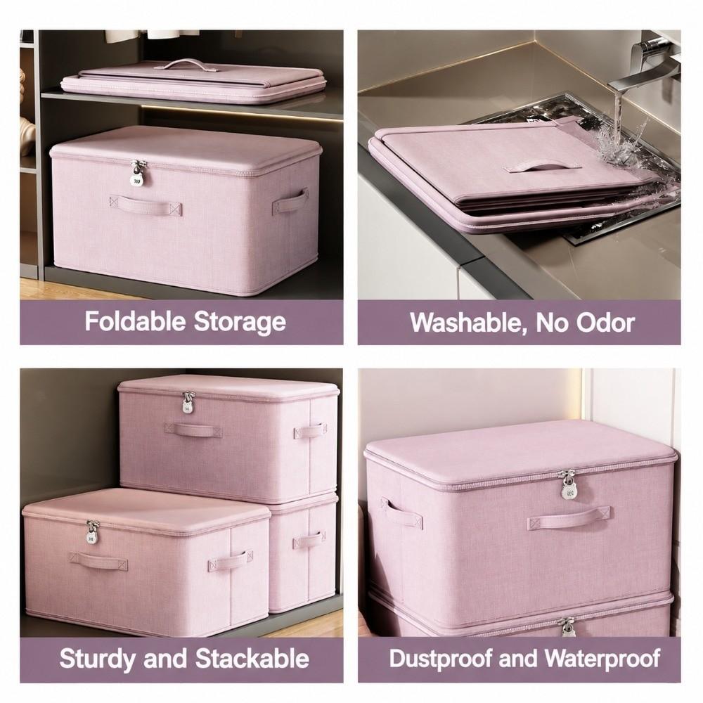 Large Capacity Storage Container Odor Proof Organizer Bin Storage Bag for Clothes Duvets Quilts