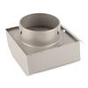 Stainless Steel Ventilation Duct Wall Air Vent Cap for Ventilator Exhaust Fan Range Hood150mm Pipe