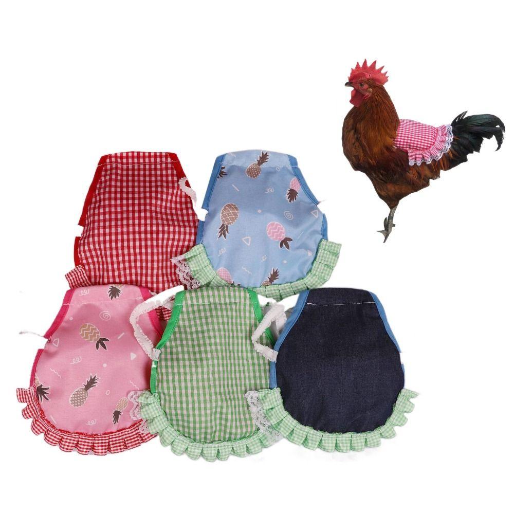 Soft Poultry Apron Adjustable Hen Back Jacket Chicken Feather Protector Four Seasons