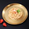 Rustless Steel Dinner Plate Thickened Serving Dish Stackable Steel Tray  Meal Use
