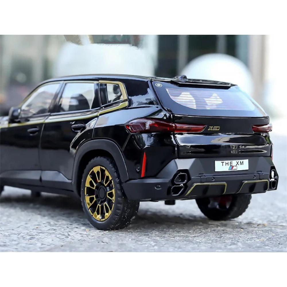 1/24 BMW The XM SUV Модель спортивного автомобиля из сплава Литой металлический игрушечный автомобиль Модель транспортного средства Симуляция Звук и свет Коллекция Детский подарок