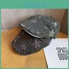 Star Vintage Pattern Wash Denim Cap With Sun Protection For Spring Summer Gift