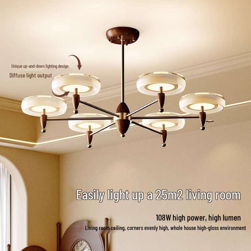 Французский винтажный стиль Современная минималистичная люстра для столовой, кабинета, спальни или прохода