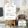 Welcome Sign for Birthday, Banquet, Influencer Display, Engagement, Wedding, Party Background Stand, Door Sign, KT Board