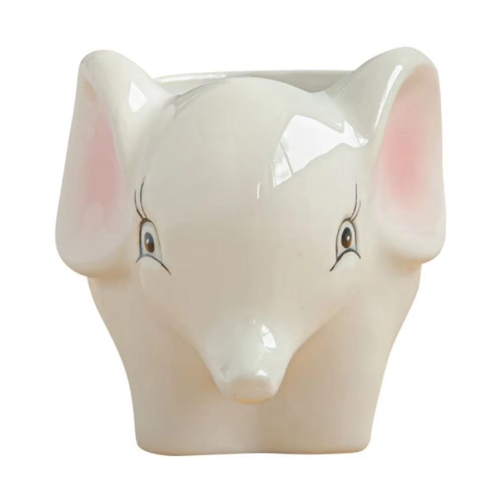 Милый горшок для растений в виде животных, декор для сада, кактус в горшке, новый керамический суккулентный горшок