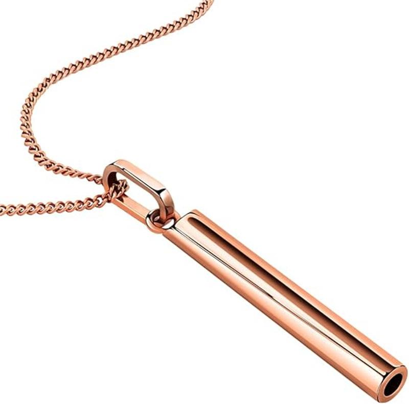 Подвеска из нержавеющей стали, ожерелье, бесшумная регулировка, трехмерные аксессуары из титановой стали