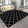 Modern Geometric Pattern Carpet Anti Slip Machine Washable Floor Mat Living Room Bedroom Office Decoration Washable Carpet