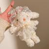 Fluffy Plush Rabbit Doll Pendant Cute Design Rabbit Plush Ornament  Gift for Her