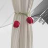 5Pcs Sweet Curtain Tieback Ornaments Curtains Tie Rope Elegant Hair Cord Accessories  Cake