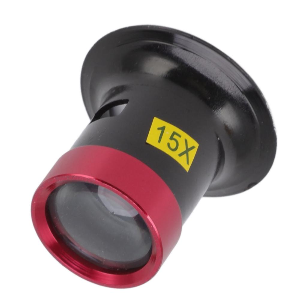 Watchmaker Loupe 15X Aluminum Alloy Professional Jewelers Loupe Magnifier for Watch Repair
