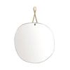 Wall Hanging Mirror S Brass Wall Mirror In Bloom Wall Hanging Mirror Interior Modern Lightweight 23cm X 23cm Hook X Depth X Height 11cm 3.5 1.5