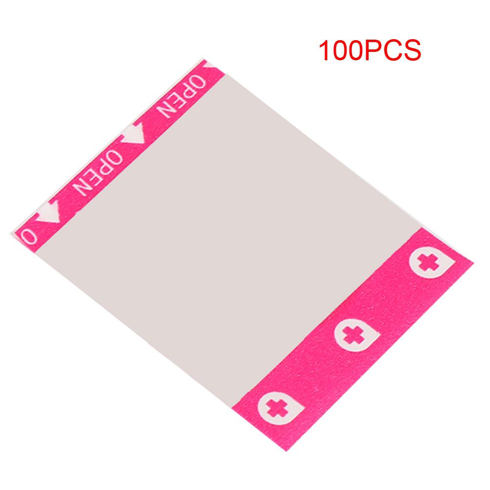 100Pcs Waterproof Mini Round Breathable Bandage Band Aid First Aid Wound Dressing Patch