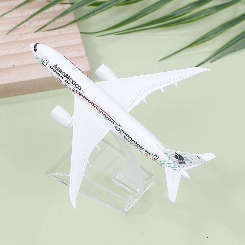 16 см 1/400 масштаб сплав металла мексиканских авиалиний Aeromexico B787 модель самолета Boeing 787 Airways модель самолета литой под давлением
