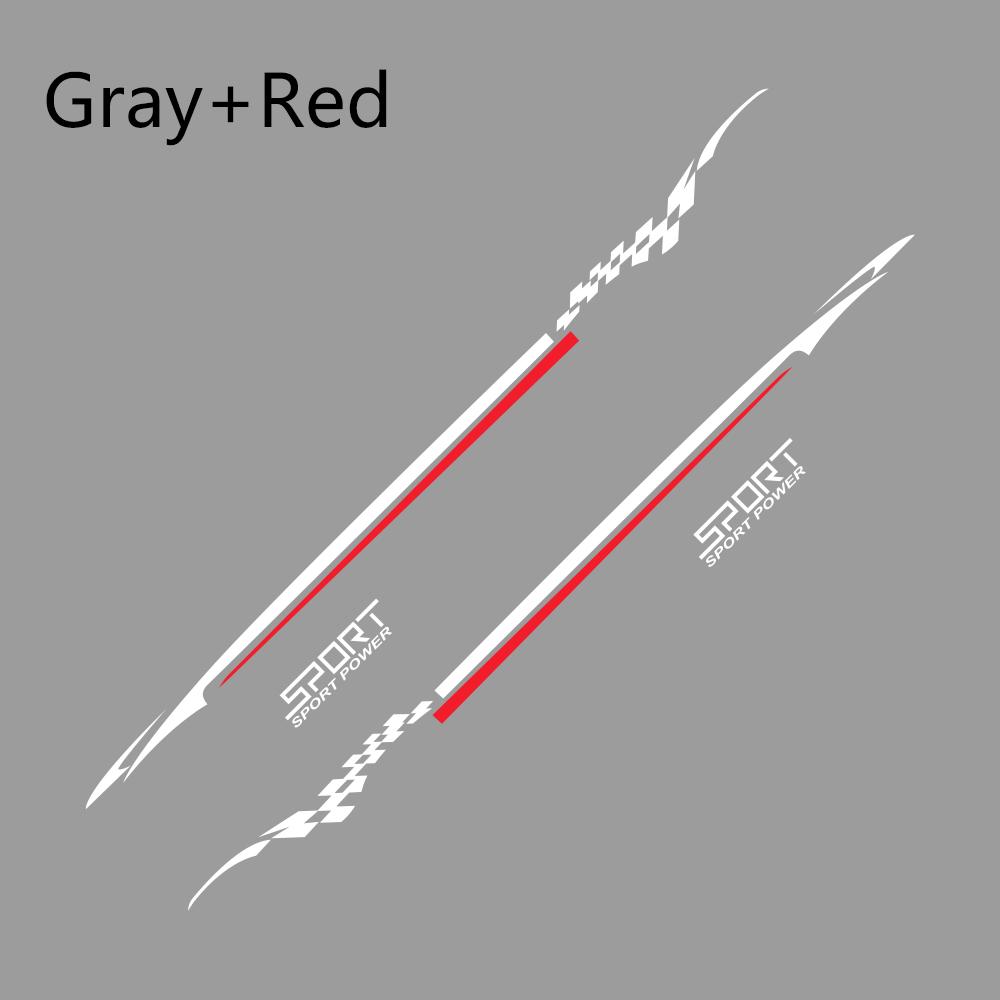 4 шт. автомобильные длинные боковые наклейки на талию для Qashqai Prado Sportage Range Rover Tucson BMW Duster CX-5 SUV виниловый тюнинг