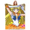 S-Sailor M-Moon Anime Blanket Quality Warm Throw Blanket Winter Picnic Outdoor Comfortable Bedspread