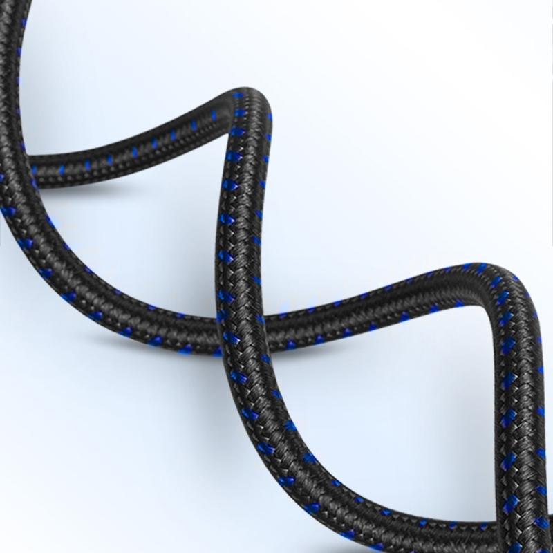 Надежный кабель TypeC - XL, долговечный шнур, нейлоновая оплетка, эластичный кабель, подходит для смартфонов и планшетов