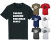FUNNY CHARLIE UNIFORM NOVEMBER TANGO NATO PHONETIC ALPHABET JOKE T-Shirt