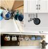 Heavy Duty 10pcs Shouldered Home Storage Screw-In Cup Hooks Wall Mounted Mug Hanger Ceiling Hooks
