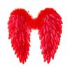 Крылья ангела для детей девочек крылья феи из перьев костюм нарядные аксессуары для Хэллоуина косплей вечеринки
