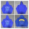 Sp5der Hip Hop Artist Same Style Foam Letter 555 Couple Hoodie Pink Sweatshirt Series