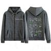 Anime The Apothecary Diaries Print Hoodie Men Women Fashion Sweatshirts Winter Fleece Loose Casual Vintage Zipper Jacket Coats
