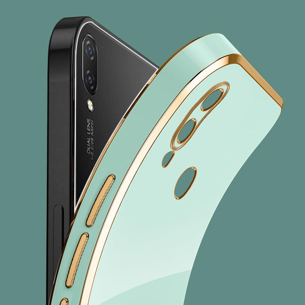 Для Huawei Y9 2019 чехол Luxury Square Plating JKM-LX1, JKM-LX2, JKM-LX3 чехол для телефона противоударный силиконовый чехол-накладка Fundas