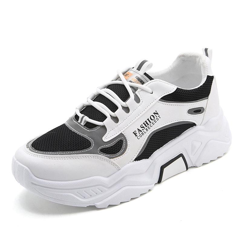 2024 Новая Горячая Мода Мужская Спортивная Повседневная Обувь На Шнуровке Белая Обувь Удобная Дышащая Студенческий Тренд Кеды Мужские21