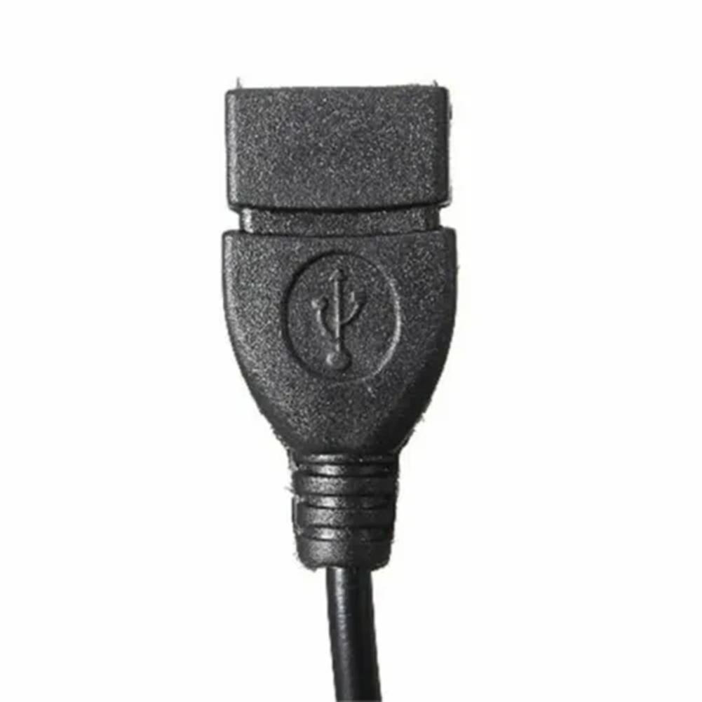 Автомобильный аудио AUX 3,5 мм штекер к USB 2.0 тип A гнездо конвертер адаптер кабель автомобильные аксессуары для интерьера