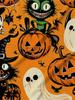 Printed Design - Non-Textured 2D Printing Men'S Polo Shirt, Lightweight Polyester Fabric, Comfortable And Breathable, Halloween-Themed Pattern with