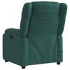 Electric Massage Chair Dark Green Fabric